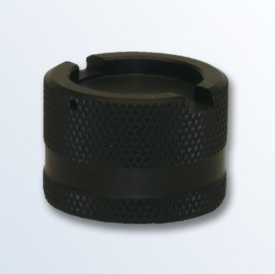 stahlbus Rennsportkappe mit Nuten & Bohrung für Betätigungswerkzeug, für Ölablassventil