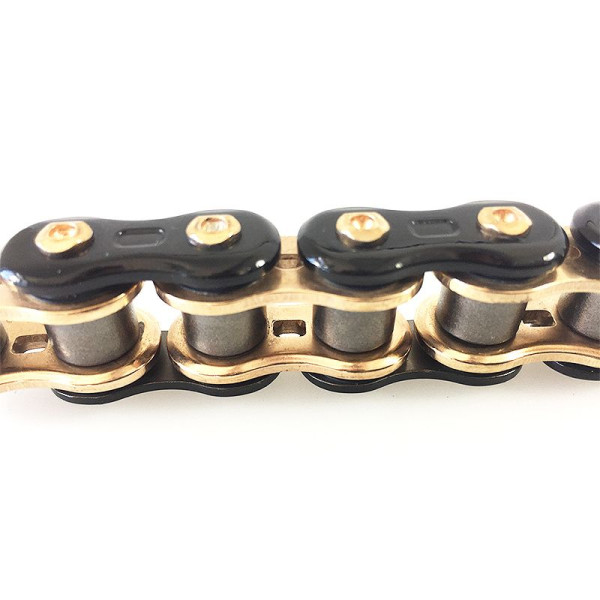 EK Enuma Premium Kette Z 3D QX-2 schwarz-gold, Kettenteilung 530, X-Ring ultra-verstärkt, 3D-Laschen