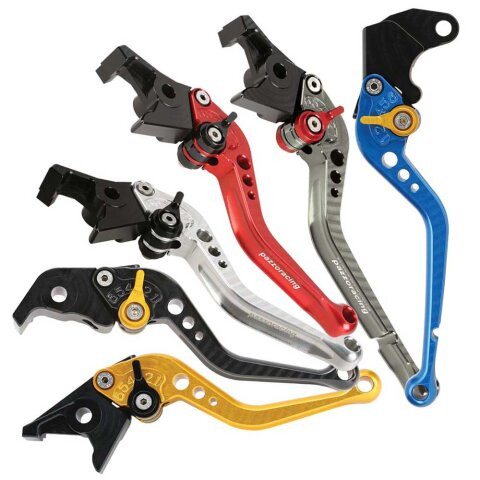 Pazzo Racing Brems- und Kupplungshebelsatz lang starre Ausführung