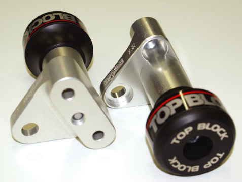 Sturzpad Kit / Sturzpads YAMAHA XJR 1200 & XJR 1300 Top Block mit Motorhalter